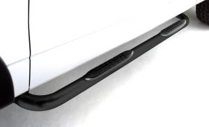 ICI BLAK22FDX 3" Round Nerf Bar Black Ford F150 2015-2018 - Pair