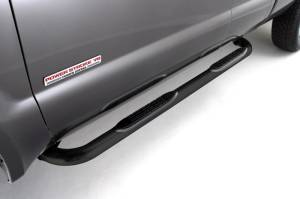 ICI - ICI BLAK538CHX 3" Round Nerf Bar Black Chevy/GMC Silverado/Sierra 1500/2500/3500 1999-2018 - Pair - Image 3