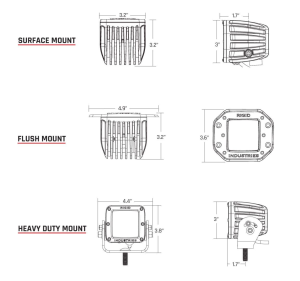 Rigid Industries - Rigid Industries 202213 D-Series Pro Spot Lights - Pair - Image 2