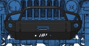 Hammerhead Bumpers - Hammerhead 600-56-0761 Winch Front Bumper with Stubby Pre-Runner Jeep Gladiator JT 2020-2021 - Image 2
