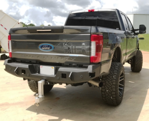 Hammerhead 600-56-0592 Flush Mount Rear Bumper with Sensor Holes Ford F250/F350 2017-2019