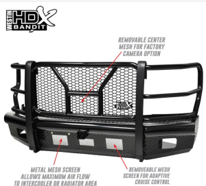 Westin - Westin 58-31125 HDX Bandit Front Bumper Ford F-250/350 2017-2021 - Image 3