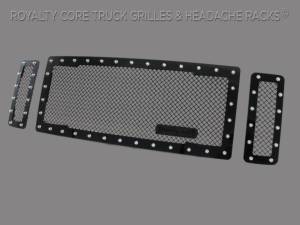 Royalty Core - Royalty Core 13624 Ford Super Duty 2008-2010 RC1 Main Grille 3 Piece Satin Black - Image 2