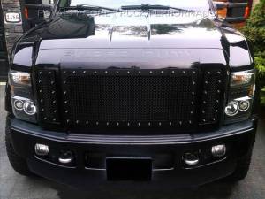 Royalty Core - Royalty Core 13624 Ford Super Duty 2008-2010 RC1 Main Grille 3 Piece Satin Black - Image 3