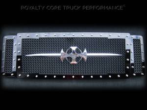 Royalty Core - Royalty Core 13625 Ford Super Duty 2008-2010 RC1 Main Grille 3 Piece with Chrome Sword Assembly - Image 3