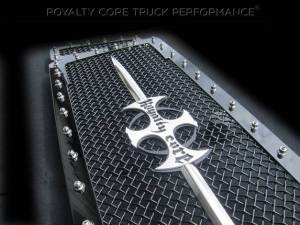 Royalty Core - Royalty Core 13625 Ford Super Duty 2008-2010 RC1 Main Grille 3 Piece with Chrome Sword Assembly - Image 4