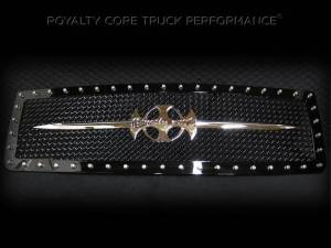 Royalty Core 13656 GMC Sierra 1500 & Denali 2007-2013 RC1 Main Grille with Chrome Sword Assembly