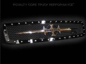 Royalty Core - Royalty Core 13659 GMC Sierra 2500/3500 2003-2006 RC1 Main Grille with Chrome Sword Assembly - Image 2