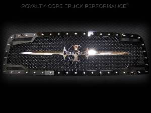 Royalty Core 13693 Dodge Ram 1500 2009-2012 RC2 Main Grille Twin Mesh with Chrome Swords