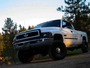 Royalty Core 13698 Dodge Ram 2500/3500 1994-2002 RC1 Main Grille Gloss Black with Logo