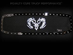 Royalty Core - Royalty Core 13777 Ram Skull Airbrushed - Image 4