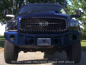 Royalty Core 13833 Dodge Ram 1500 2002-2005 RC1 Main Grille Gloss Black with Black Sword Assembly