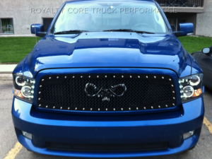 Royalty Core - Royalty Core 13873 Dodge Ram 1500 2009-2012 RC2 Main Grille Twin Mesh with Goat Skull Logo - Image 4