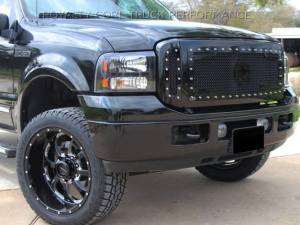 Royalty Core 13933 Ford Super Duty 2005-2007 RC2 Twin Mesh Main Grille 3 Piece w/ War Star