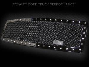 Royalty Core - Royalty Core 13952 GMC Sierra 1500 & Denali 2007-2013 RC1 Main Grille Gloss Black 5.0 Super Mesh - Image 2