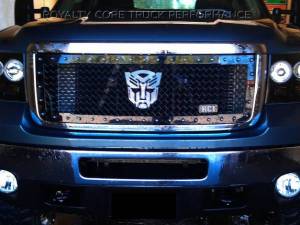Royalty Core - Royalty Core 13952 GMC Sierra 1500 & Denali 2007-2013 RC1 Main Grille Gloss Black 5.0 Super Mesh - Image 3