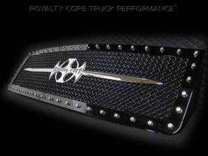 Royalty Core - Royalty Core 13981 GMC Sierra 2500/3500 HD 2007-2010 RC1 Main Grille with Chrome Sword Assembly - Image 2
