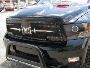 Royalty Core 14017 Dodge Ram 2500/3500 2010-2012 RC3DX Innovative Grille w/ Split Sword Assembly
