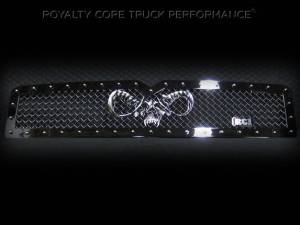 Royalty Core 14032 Dodge Ram 2500/3500 1994-2002 RC1 Main Grille Twin Mesh with Goat Skull Logo