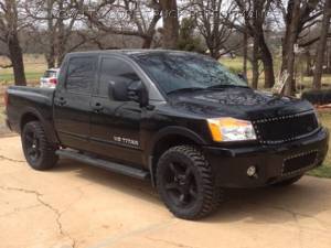 Royalty Core - Royalty Core 14094 Nissan Titan 2004-2015 RC1 Grille w/ Matching Bumper Grille Package - Image 2