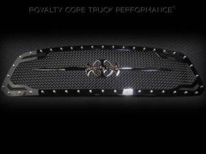 Royalty Core - Royalty Core 14117 Dodge Ram 1500 2013-2018 RC2 Main Grille Twin Mesh with Black Sword Assembly - Image 2