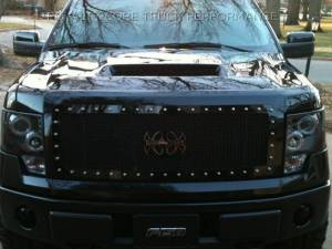 Royalty Core - Royalty Core 14146 Ford F-150 2013-2014 RC1 Main Grille with Center Emblem - Image 3