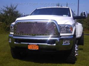 Royalty Core - Royalty Core 14173 Dodge Ram 2500/3500/4500 2013-2018 RC1 Classic Grille Chrome - Image 2