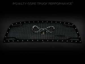 Royalty Core - Royalty Core 14177 Dodge Ram 2500/3500 2013-2018 RC2 Main Grille Twin Mesh with Goat Skull Logo - Image 2