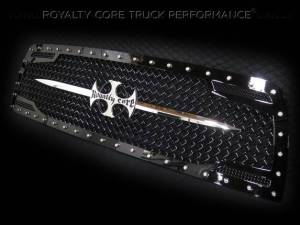 Royalty Core - Royalty Core 14178 Dodge Ram 2500/3500 2013-2018 RC2 Grille Twin Mesh w/ Chrome Sword Assembly - Image 2