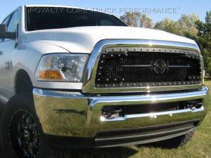 Royalty Core 14180 Dodge Ram 2500/3500 2013-2018 RC3DX Satin Black Main Grille