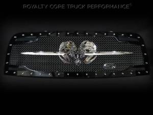 Royalty Core - Royalty Core 14181 Dodge Ram 2500/3500 2013-2018 RC2 Grille Twin Mesh w/ Speared Ram Sword Assembly - Image 2