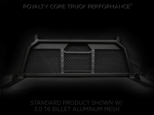 Royalty Core - Royalty Core 14238 Ford F-150 2004-2014 RC88 Ultra Billet Headache Rack with Diamond Crimp Mesh - Image 4