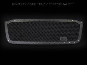 Royalty Core - Royalty Core 14282 Chevrolet 2500/3500 2003-2004 RC1 Full Grille Replacement Satin Black - Image 2