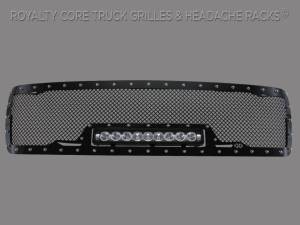 Royalty Core 14311 Chevrolet 1500 2007-2013 Full Grille Replacement RC1X Incredible LED Grille