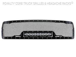 Royalty Core - Royalty Core 14312 Chevy 2500/3500 2007-2010 Full Grille Replacement RC1X Incredible LED Grille - Image 4