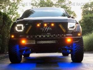 Royalty Core - Royalty Core 14438 Ford Raptor 2009-2015 RCX Explosive Dual LED Grille - Image 4