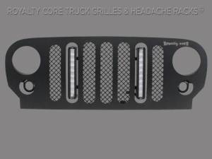 Royalty Core 14439 Jeep Wrangler 2007-2017 RCJK Full Grille Replacement W/LED