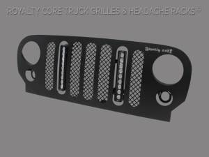Royalty Core - Royalty Core 14439 Jeep Wrangler 2007-2017 RCJK Full Grille Replacement W/LED - Image 2