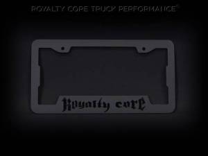 Royalty Core 14456 Royalty Core Single License Plate Cover Satin black
