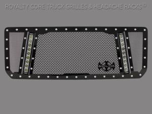 Royalty Core - Royalty Core 14504 GMC Sierra HD 2500/3500 2015-2019 RCX Explosive Dual LED Grille - Image 2