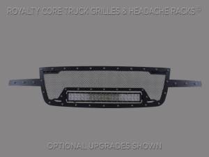 Royalty Core 14547 Chevy 2500/3500 2005-2007 RCRX Full Grille Replacement LED Race Line