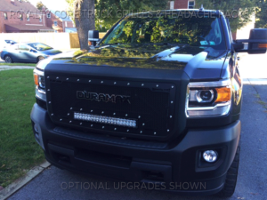 Royalty Core - Royalty Core 14555 GMC Sierra HD 2500/3500 2015-2019 RCRX LED Race Line Grille - Image 2
