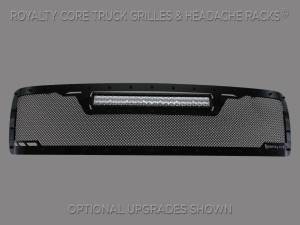 Royalty Core - Royalty Core 14607 Chevy 2500/3500 2011-2014 Full Grille Replacement RCRX Race Grille-Top Mount LED - Image 2