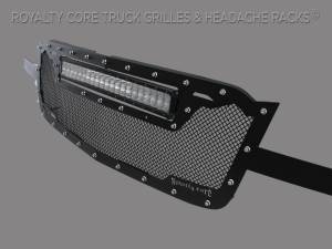 Royalty Core - Royalty Core 14615 Chevrolet 1500 2003-2005 RCRX Race Line Full Grille Replacement-Top Mount LED - Image 2