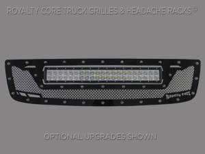 Royalty Core 14621 GMC Sierra HD 2500/3500 2003-2006 RCRX LED Race Line Grille-Top Mount LED