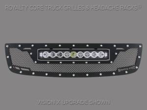 Royalty Core - Royalty Core 14621 GMC Sierra HD 2500/3500 2003-2006 RCRX LED Race Line Grille-Top Mount LED - Image 2