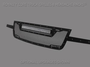 Royalty Core - Royalty Core 14781 Chevy 2500/3500 2003-2004 RCRX LED Full Grille Replacement-Top Mount LED - Image 2