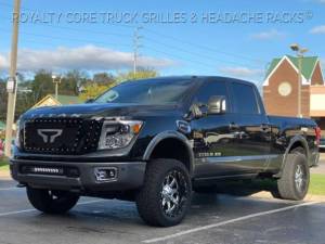 Royalty Core - Royalty Core 14796 Nissan Titan 2016-2018 RC2 Twin Mesh Grille - Image 2
