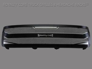 Royalty Core 14989 Royalty Core Chevrolet Silverado Full Grille Replacement 2500/3500 HD 2011-2014 RC4 Layered Grille