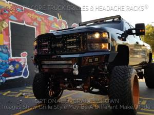 Royalty Core - Royalty Core 15100 Chevrolet Silverado 2500/3500 HD 2015-2019 RC5X Quadrant LED Grille - Image 2